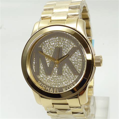 michael kors uhr gold mit strass|Goldene Michael Kors Uhren .